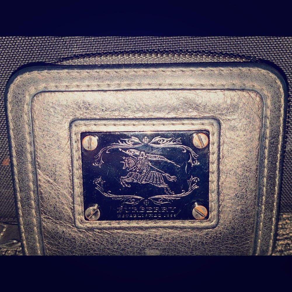 Metallic Burberry wallet